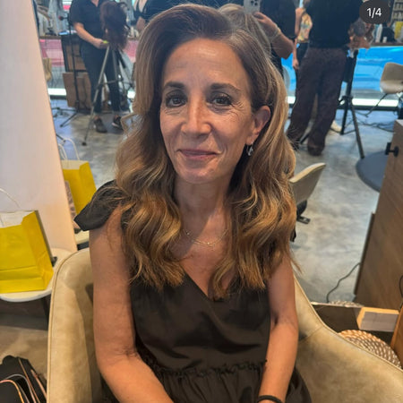 Client hair transformations and salon experience at LAHH Salon