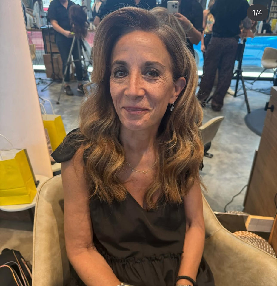 Client hair transformations and salon experience at LAHH Salon