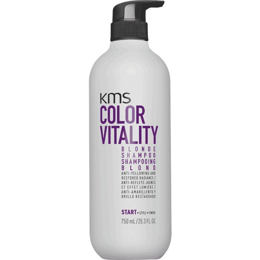 KMS ColorVitality Blonde Shampoo 750ml/25.3oz by KMS | LAHH Salon, Bay Harbor Islands, FL