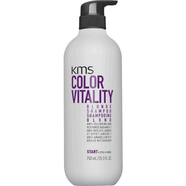 KMS ColorVitality Blonde Shampoo 750ml/25.3oz by KMS | LAHH Salon, Bay Harbor Islands, FL