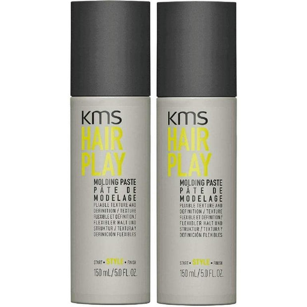 KMS HairPlay Molding Paste 5 oz (Pack of 2) by KMS | LAHH Salon, Bay Harbor Islands, FL