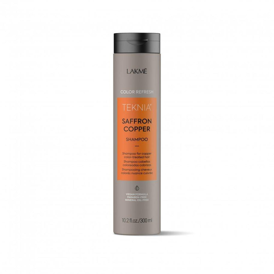 Lakme Teknia Safron Copper Refresh Shampoo 10.2 oz by Lakme | LAHH Salon, Bay Harbor Islands, FL