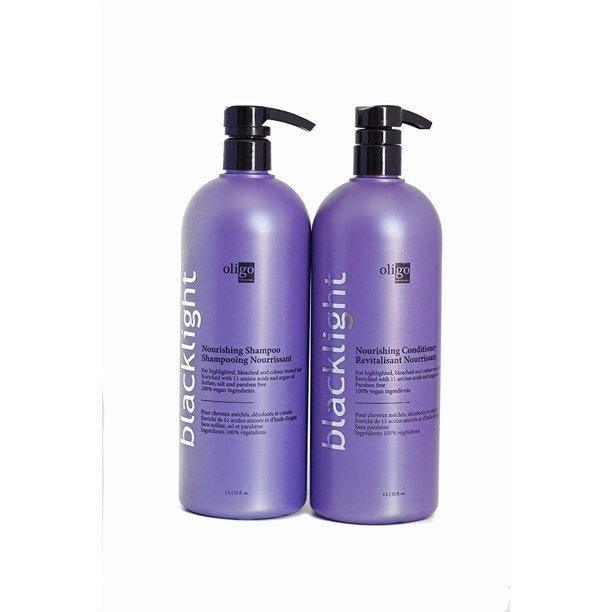 Oligo Blacklight Nourishing Shampoo & Conditioner 33oz Duo by Oligo Professionnel | LAHH Salon, Bay Harbor Islands, FL