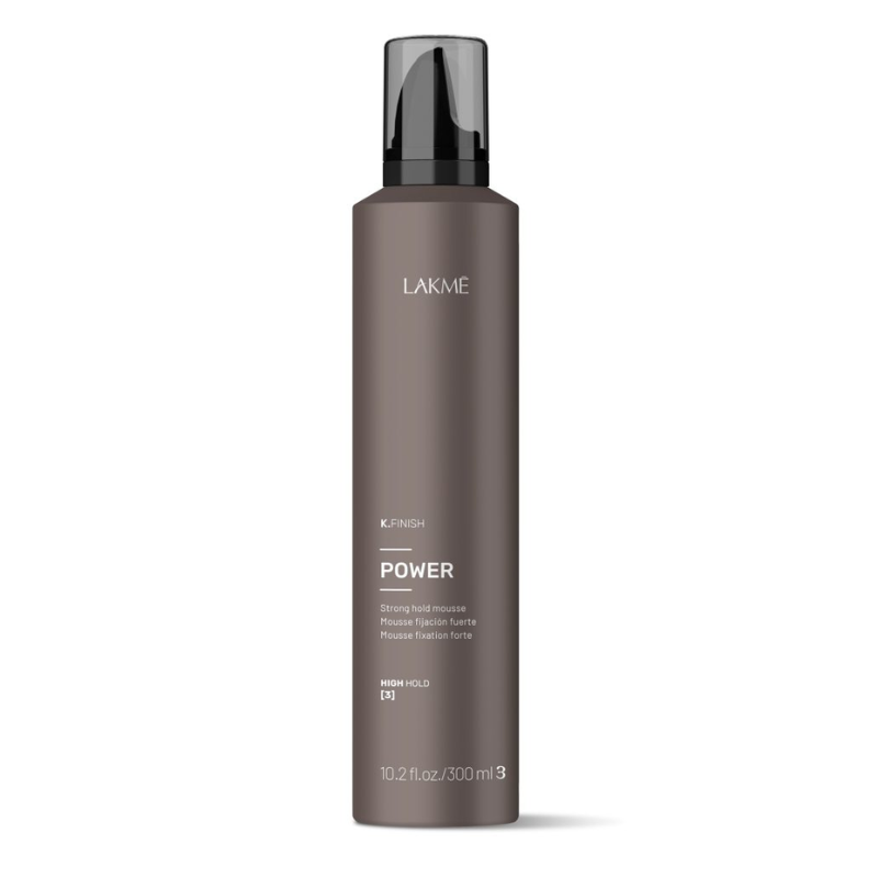 Lakme K Finish Power Strong Hold Mousse 10.2oz by Lakme | LAHH Salon, Bay Harbor Islands, FL