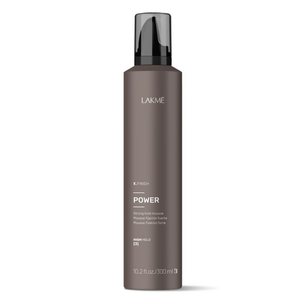 Lakme K Finish Power Strong Hold Mousse 10.2oz by Lakme | LAHH Salon, Bay Harbor Islands, FL
