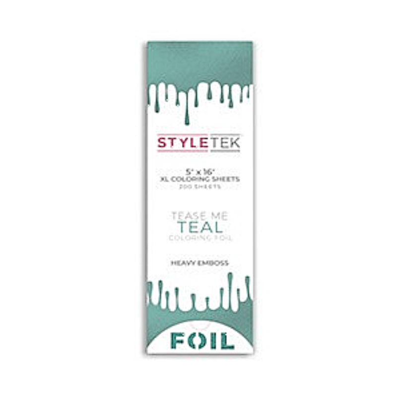 Styletek Tease Me Teal Balayage XL Sheets 200ct 5x16 by Styletek | LAHH Salon, Bay Harbor Islands, FL