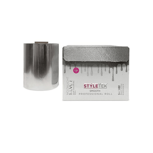 Styletek Moonlight Silver Smooth Foil Roll 5x1600 by Styletek | LAHH Salon, Bay Harbor Islands, FL
