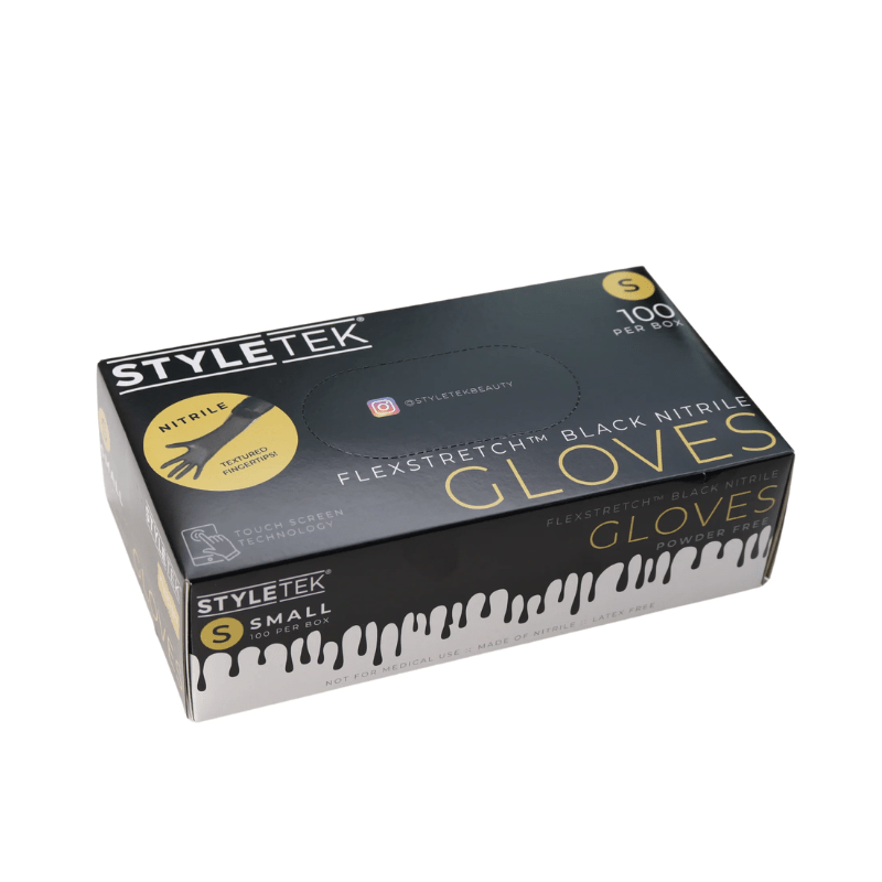 Styletek Black Nitrile Gloves 100pk by Styletek | LAHH Salon, Bay Harbor Islands, FL