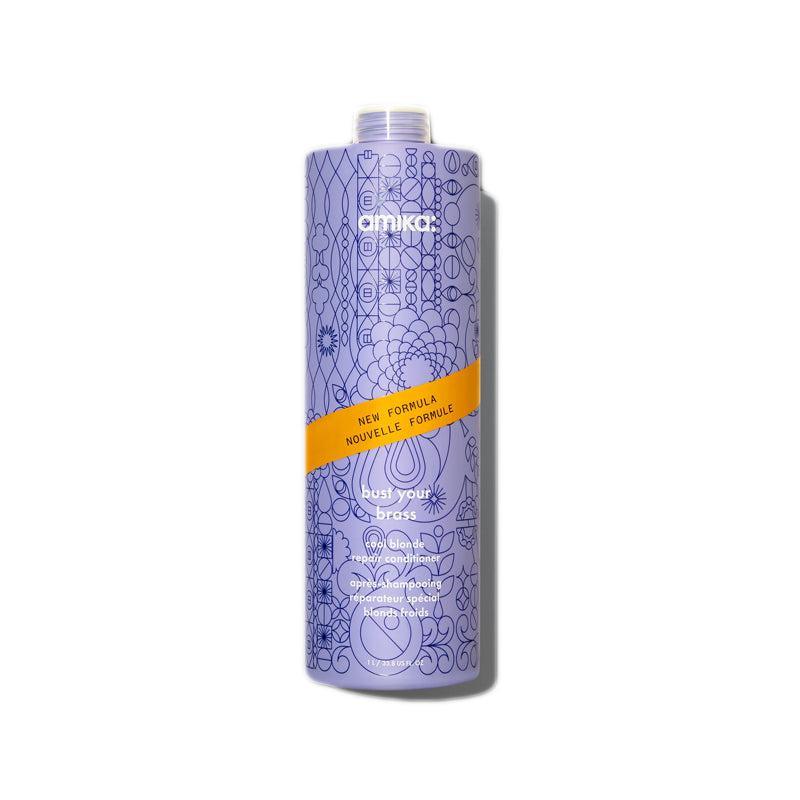 Amika Bust Your Brass Cool Blonde Repair Conditioner by Amika | LAHH Salon, Bay Harbor Islands, FL