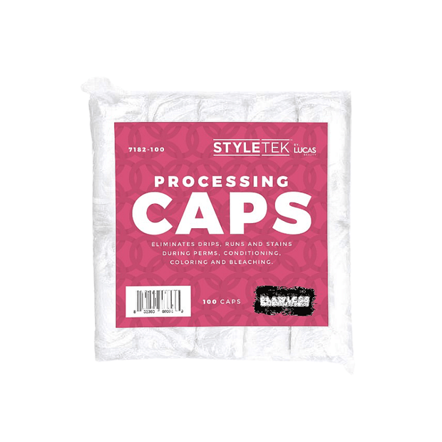 Styletek Clear Processing Caps -100pk by Styletek | LAHH Salon, Bay Harbor Islands, FL