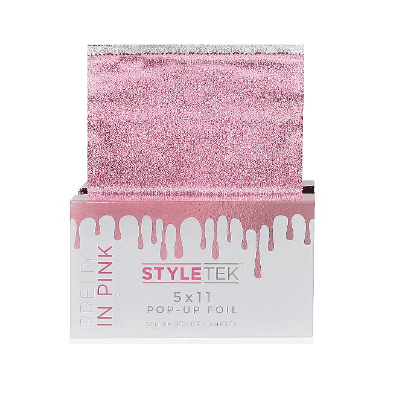 Styletek Pretty In Pink Embossed Pop-Up Foil 500ct 5x11 by Styletek | LAHH Salon, Bay Harbor Islands, FL