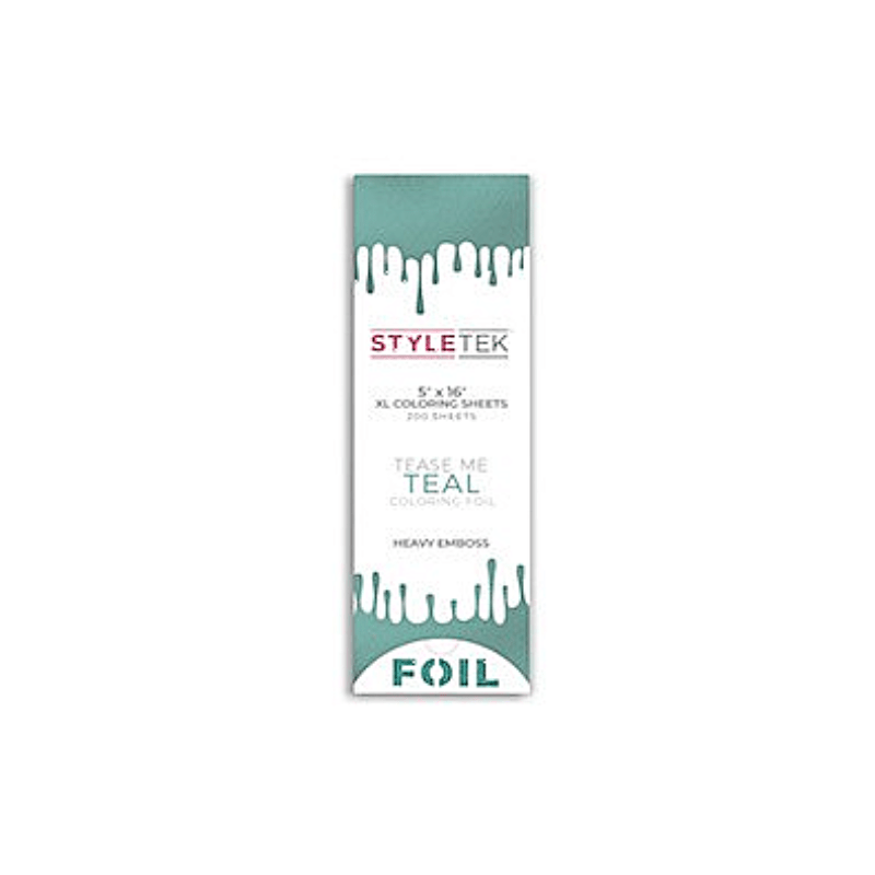 Styletek Tease Me Teal Balayage XL Sheets 200ct 5x16 by Styletek | LAHH Salon, Bay Harbor Islands, FL