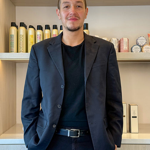 Portrait of Remy, salon manager at LAHH Salon in Miami