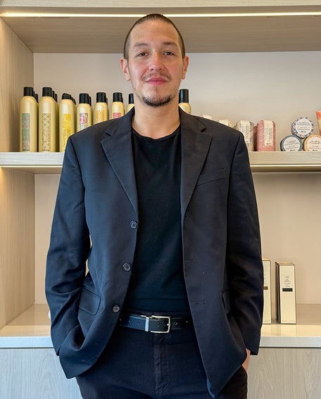 Portrait of Remy, salon manager at LAHH Salon in Miami